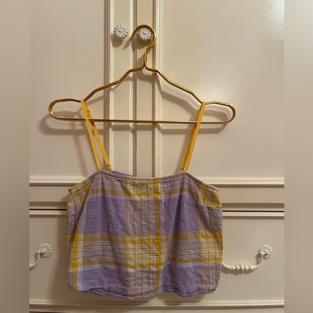 Urban Outfitters plaid tank in size S